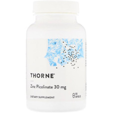 Мікроелемент Цинк Thorne Research Double Strength Zinc Picolinate 30 mg 180 Veg Caps