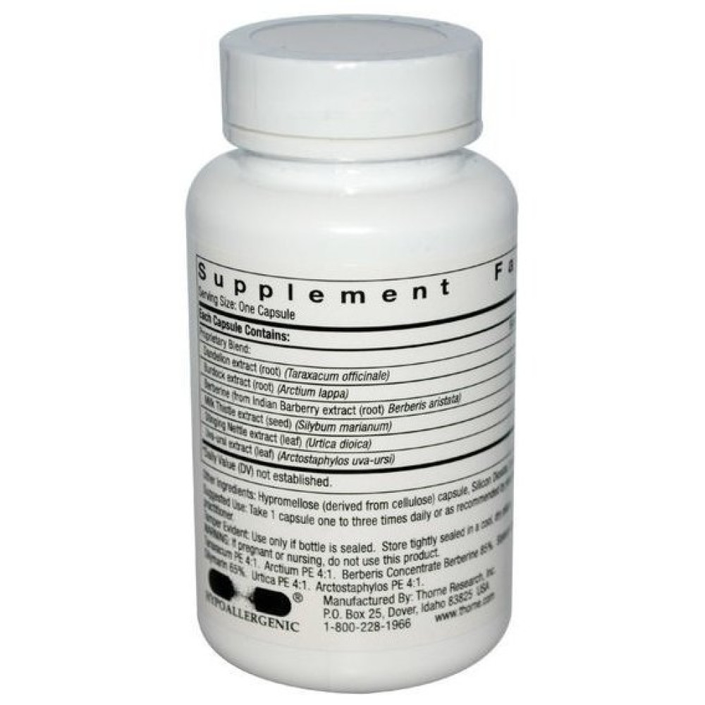 Комплекс для профілактики печінки Thorne Research Liver Cleanse 60 Caps
