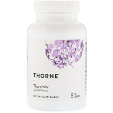 Комплекс для профілактики щитовидної залози Thorne Research Thyrocsin Thyroid Cofactors 120 Veg Caps