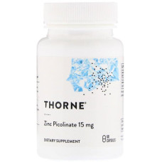 Мікроелемент Цинк Thorne Research Zinc Picolinate 15 mg 60 Caps
