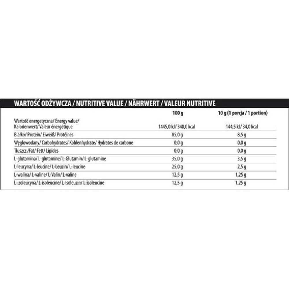 Амінокислота BCAA для спорту Activlab BCAA Xtra Powder +L-Glutamine 800 g /80 servings/ Lemon