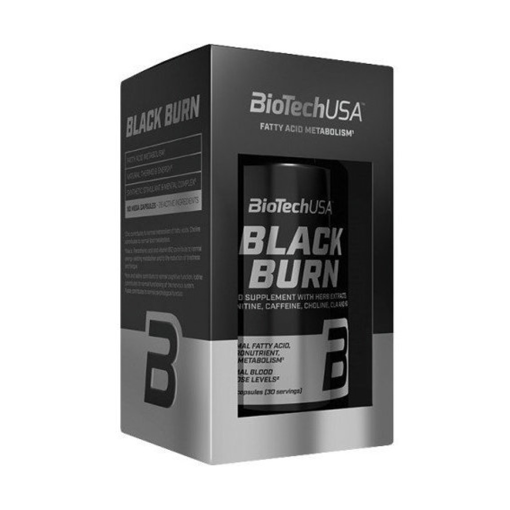 Комплексний жироспалювач BioTechUSA Black Burn 90 Caps