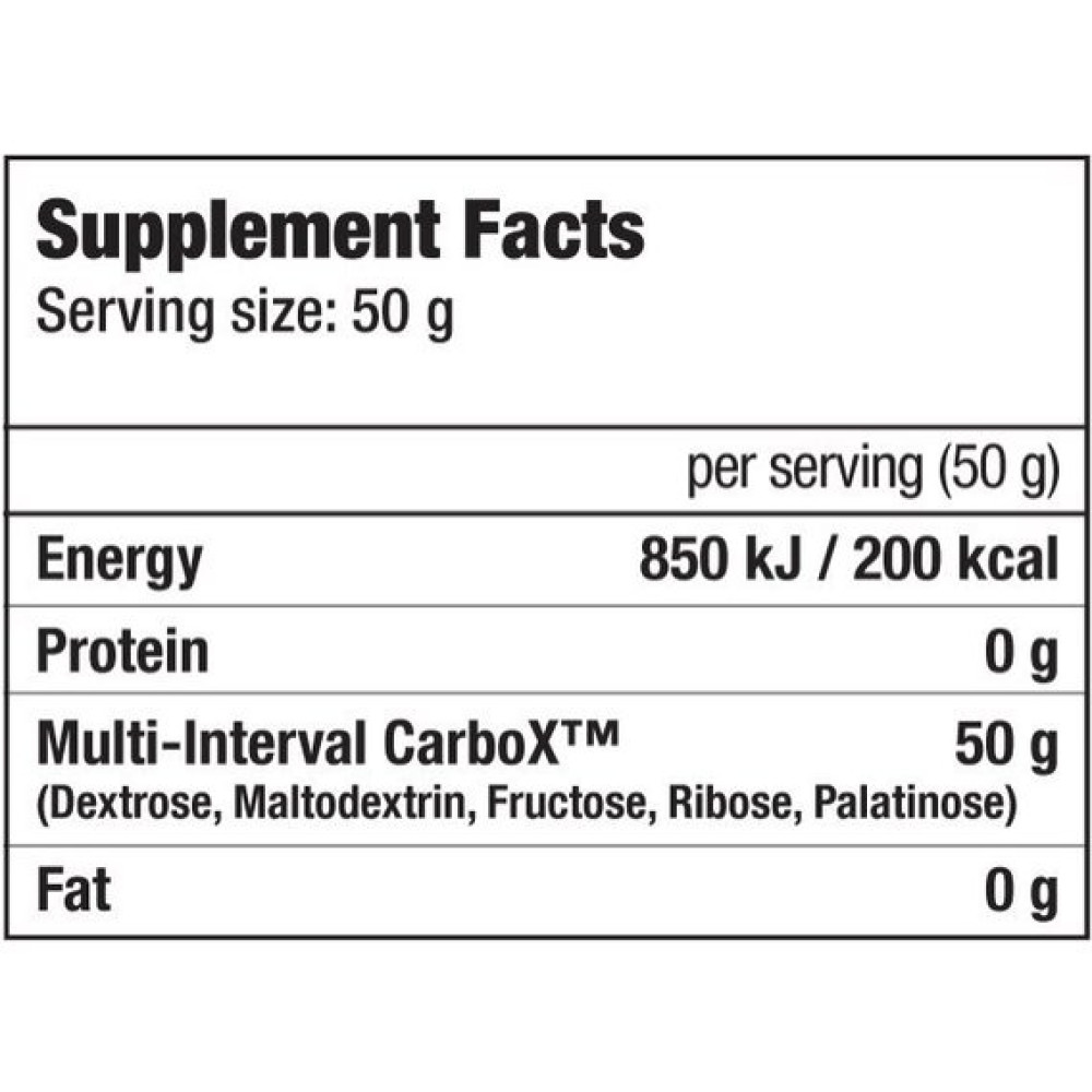 Гейнер BioTechUSA Carbox 1000 g /20 servings/ Flavorless