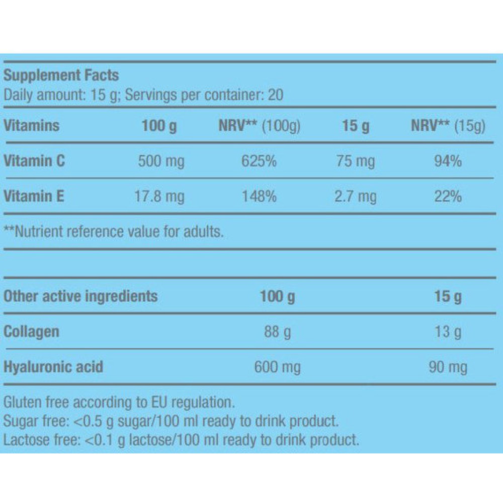 Хондропротектор (для спорту) BioTechUSA Collagen 300 g /20 servings/ Lemonade