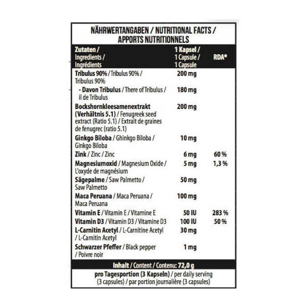 Тестостероновий бустер MST Nutrition Dominator Test 90 Caps