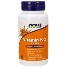Вітамін K NOW Foods Vitamin K-2 100 mcg 100 Veg Caps