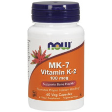Вітамін K NOW Foods Vitamin K-2 (MK7) 100 mcg 60 Veg Caps