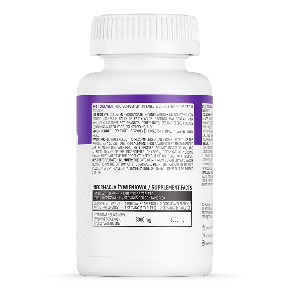 Хондропротектор (для спорту) OstroVit Collagen 90 Tabs