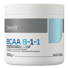 Амінокислота BCAA для спорту OstroVit Extra Pure BCAA 8:1:1 200 g /20 servings/ Pure