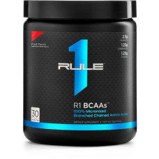 Амінокислота BCAA для спорту Rule One Proteins R1 BCAAs 222 g /30 servings/ Fruit Punch
