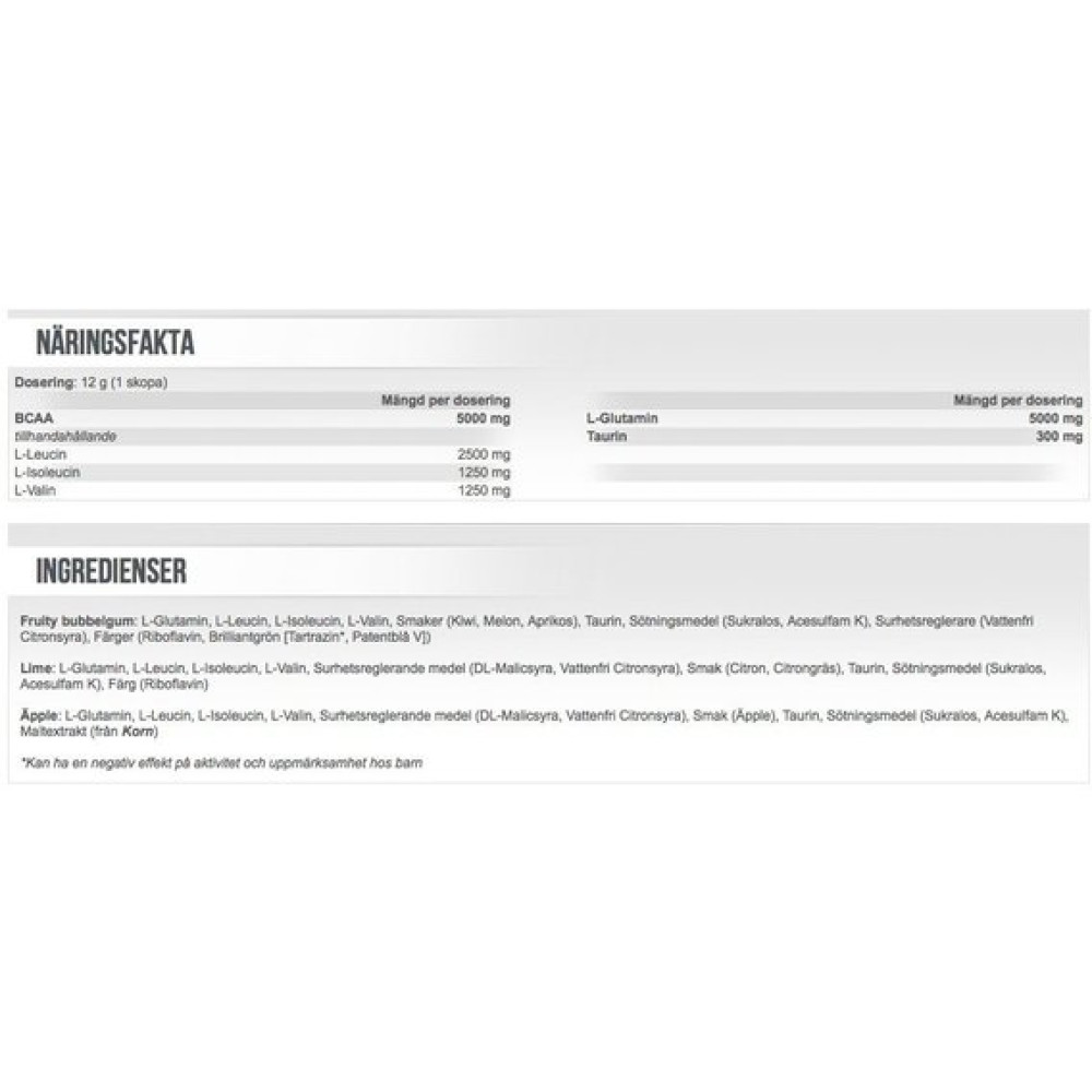 Амінокислота BCAA для спорту Scitec Nutrition BCAA+Glutamine Xpress 600 g /50 servings/ Fruity Bubblegum