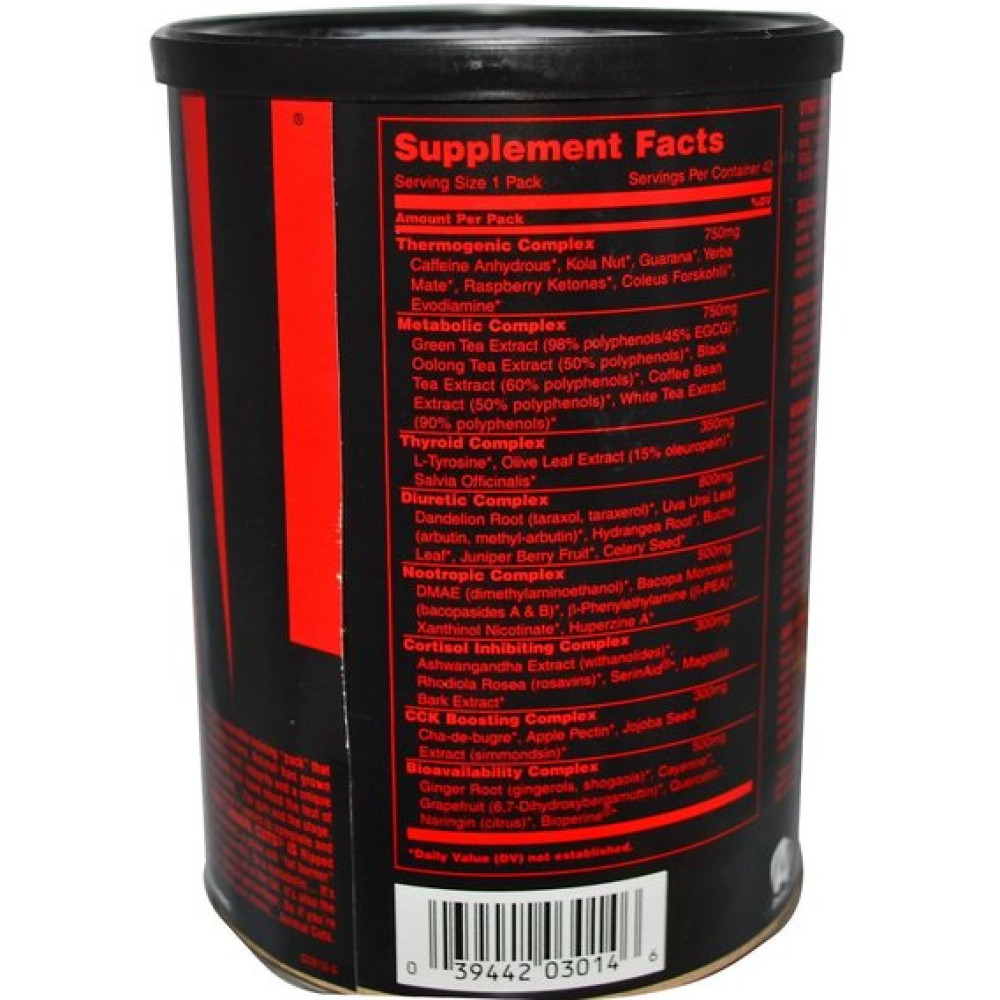 Комплексний жироспалювач Universal Nutrition Animal Cuts 42 packs