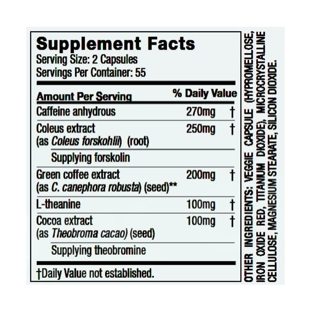 Комплексний жироспалювач MuscleTech Hydroxycut Hardcore Elite 100 Caps