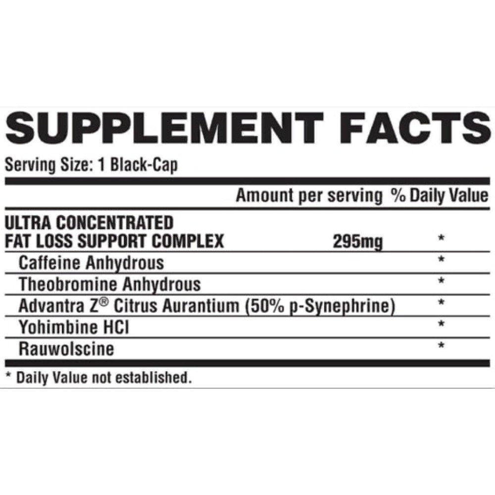 Комплексний жироспалювач Nutrex Lipo-6 Black Ultra Concentrate 60 Caps