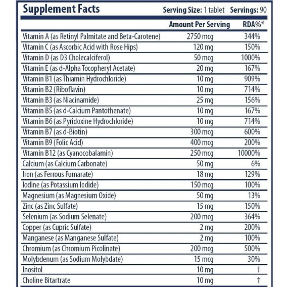 Вітамінно-мінеральний комплекс для спорту Scitec Nutrition Daily Vita-min 90 Tabs