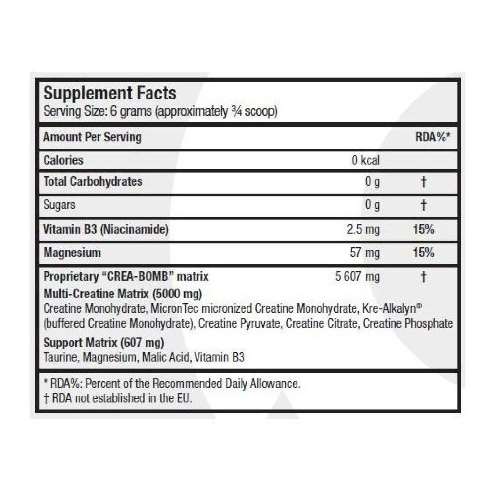 Креатин комплекс Scitec Nutrition Crea-Bomb 660 g /110 servings/ Passion fruit