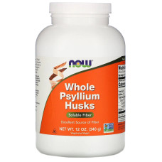 Клітковина NOW Foods Whole Psyllium Husks 340 g /34 servings/
