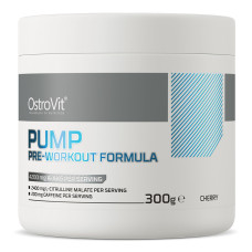 Комплекс до тренування OstroVit PUMP Pre-Workout 300 g /30 servings/ Cherry