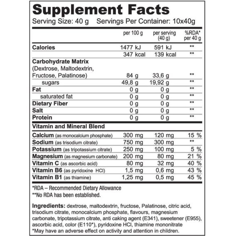 Вітамінно-мінеральний комплекс для спорту BioTechUSA Isotonic 400 g /10 servings/ Lemon Ice Tea
