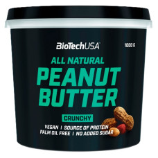 Замінник харчування BioTechUSA Peanut Butter 1000 g /40 servings/ Crunchy