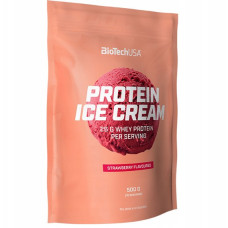 Замінник харчування BioTechUSA Protein Ice Cream 500 g /10 servings/ Strawberry