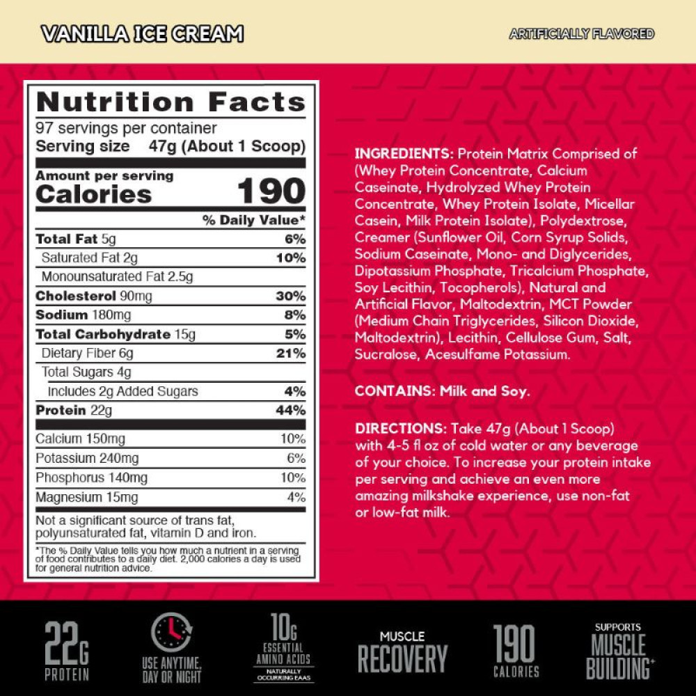 Протеїн BSN Syntha-6 4540 g /96 servings/ Vanilla