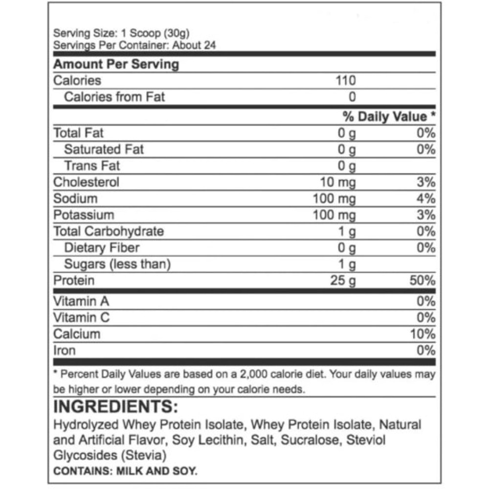 Протеїн Dymatize ISO-100 1400 g /48 servings/ Gourmet Vanilla