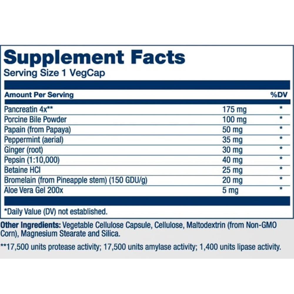 Травні ферменти Solaray Super Digestaway, Digestive Enzyme Blend 60 Veg Caps SOR-04800