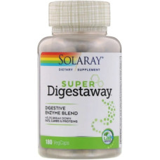 Травні ферменти Solaray Super Digestaway, Digestive Enzyme Blend 180 Veg Caps SOR-04802 Травні ферменти Solaray Super Digestaway, Digestive Enzyme Blend 180 Veg Caps SOR-04802