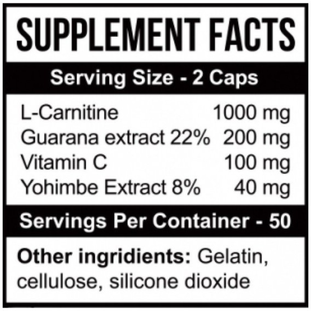 Жироспалювач для спорту MST Nutrition L-Carnitine Pro 90 Caps
