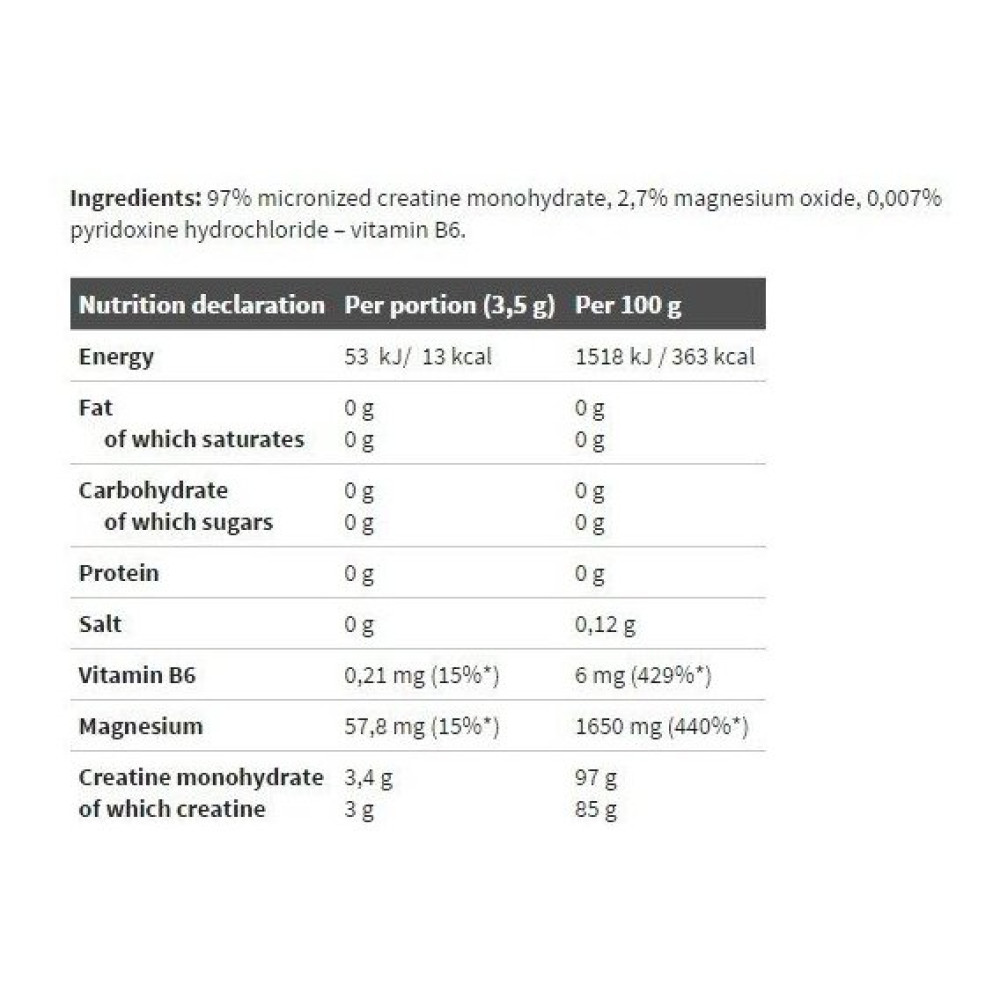 Креатин моногідрат Olimp Nutrition Rocky Athletes Creatine 200 g /57 servings/ Unflavored
