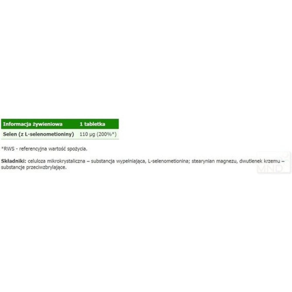 Мікроелемент Селен для спорту Olimp Nutrition Selen 110 mg 120 Tabs