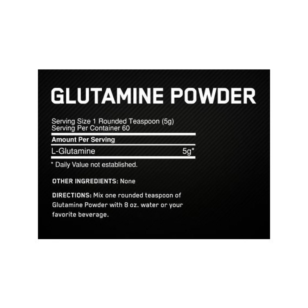Глютамін для спорту Optimum Nutrition Glutamine Powder 300 g /60 servings/