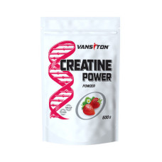 Креатин моногідрат Vansiton Creatine Monohydrate 500 g /100 servings/ Strawberry