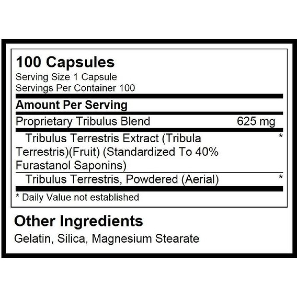Трибулус Optimum Nutrition Tribulus 625 100 Caps