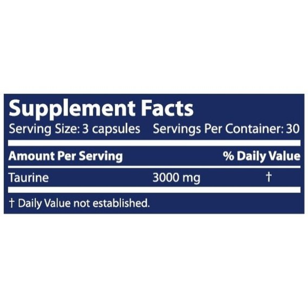Таурін для спорту Scitec Nutrition Taurine 90 Caps