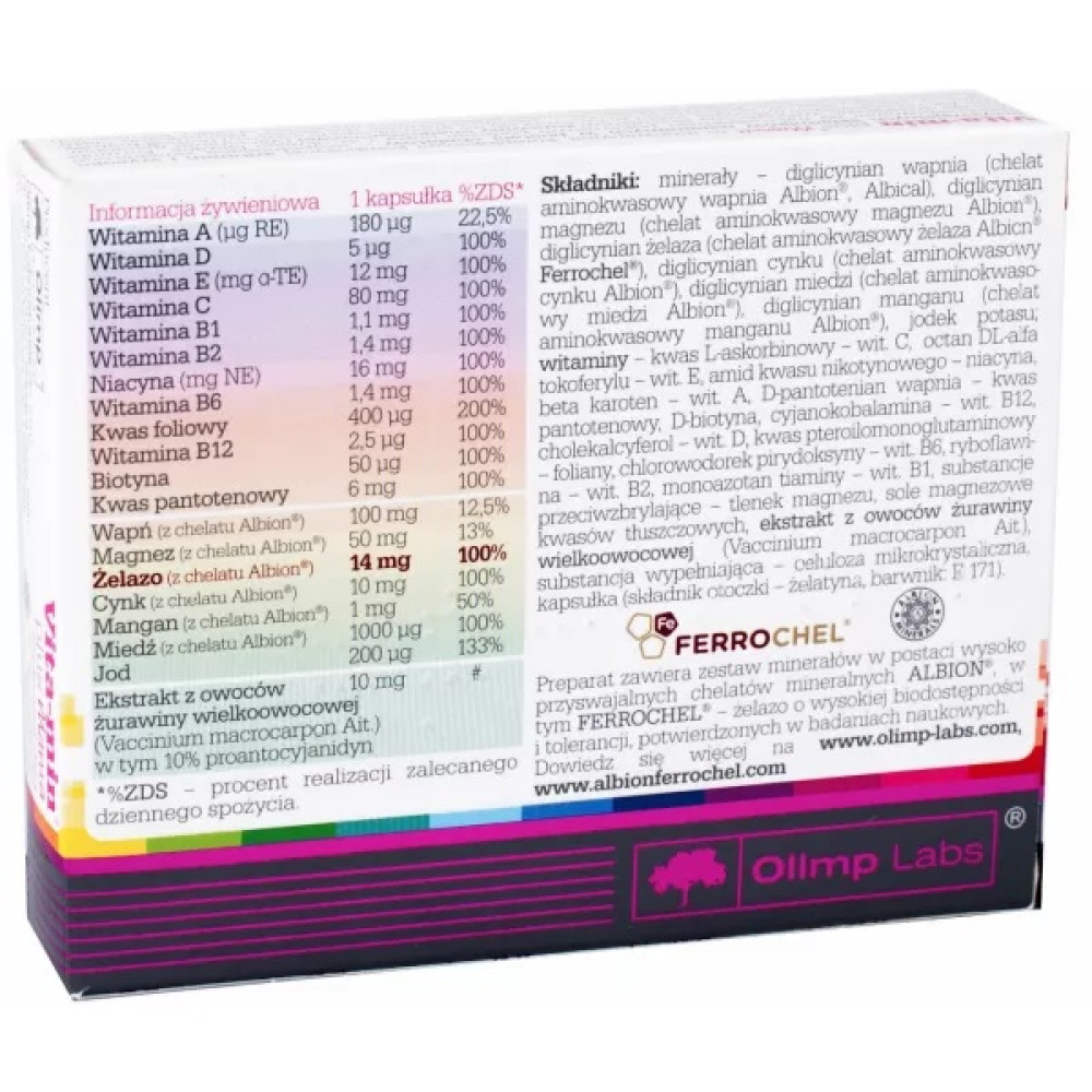Вітамінно-мінеральний комплекс для спорту Olimp Nutrition Vita-Min Plus Mother 30 Caps