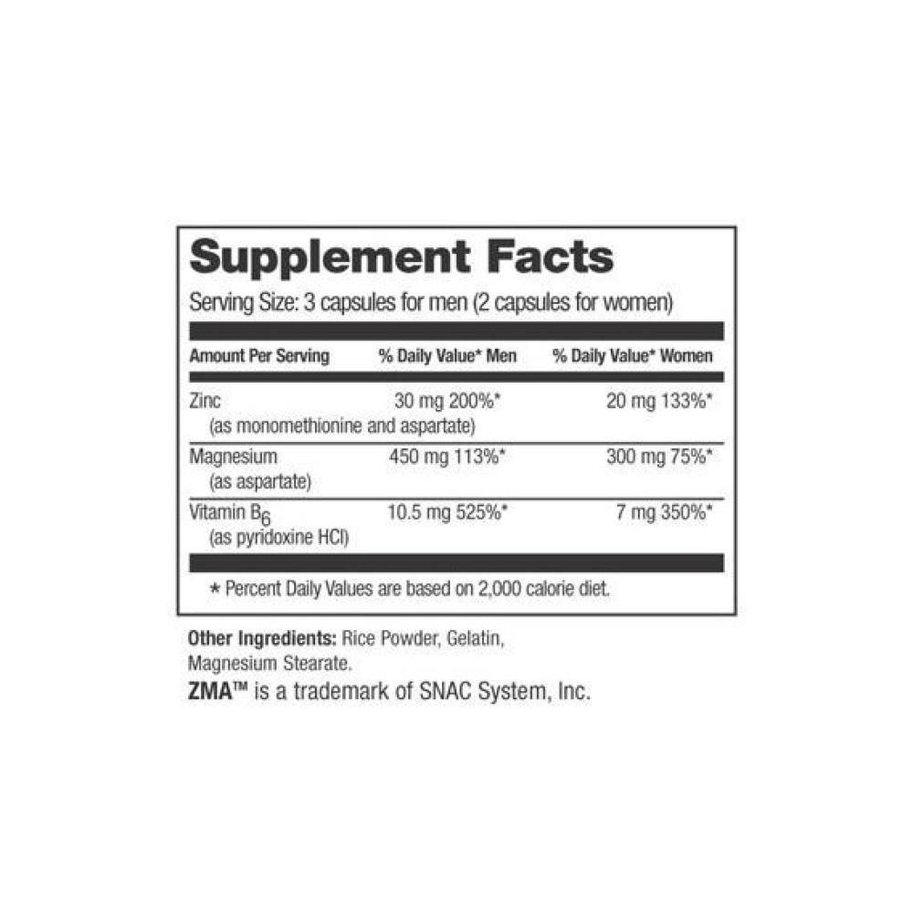 Тестостероновий бустер Optimum Nutrition ZMA 180 Caps
