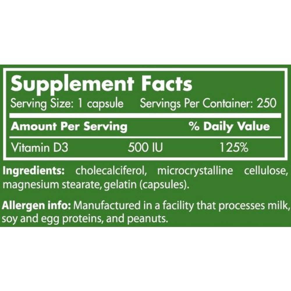 Вітамін D для спорту Scitec Nutrition Vitamin D3 250 Caps