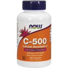 Вітамін C NOW Foods Vitamin C-500 Calcium Ascorbate 500 mg 100 Caps