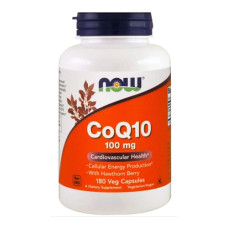 Коензим NOW Foods CoQ10 100 mg 180 Veg Caps