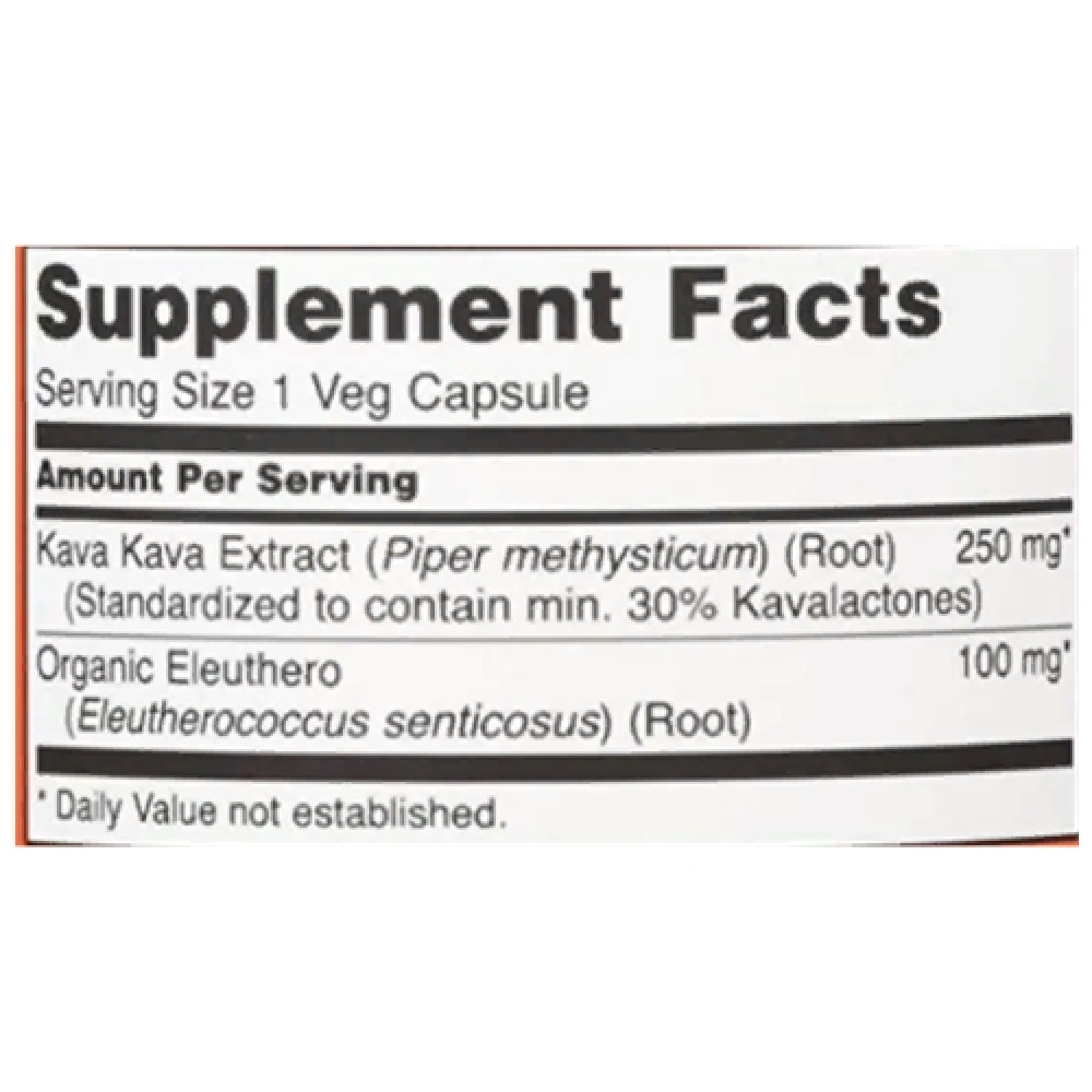 Комплекс для сну NOW Foods Kava Kava Exstract 250 mg 60 Veg Caps