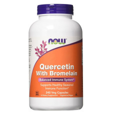 Кверцетін NOW Foods Quercetin with Bromelain 240 Veg Caps