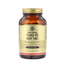 Коензим Solgar Megasorb CoQ-10 400 mg 60 Softgels