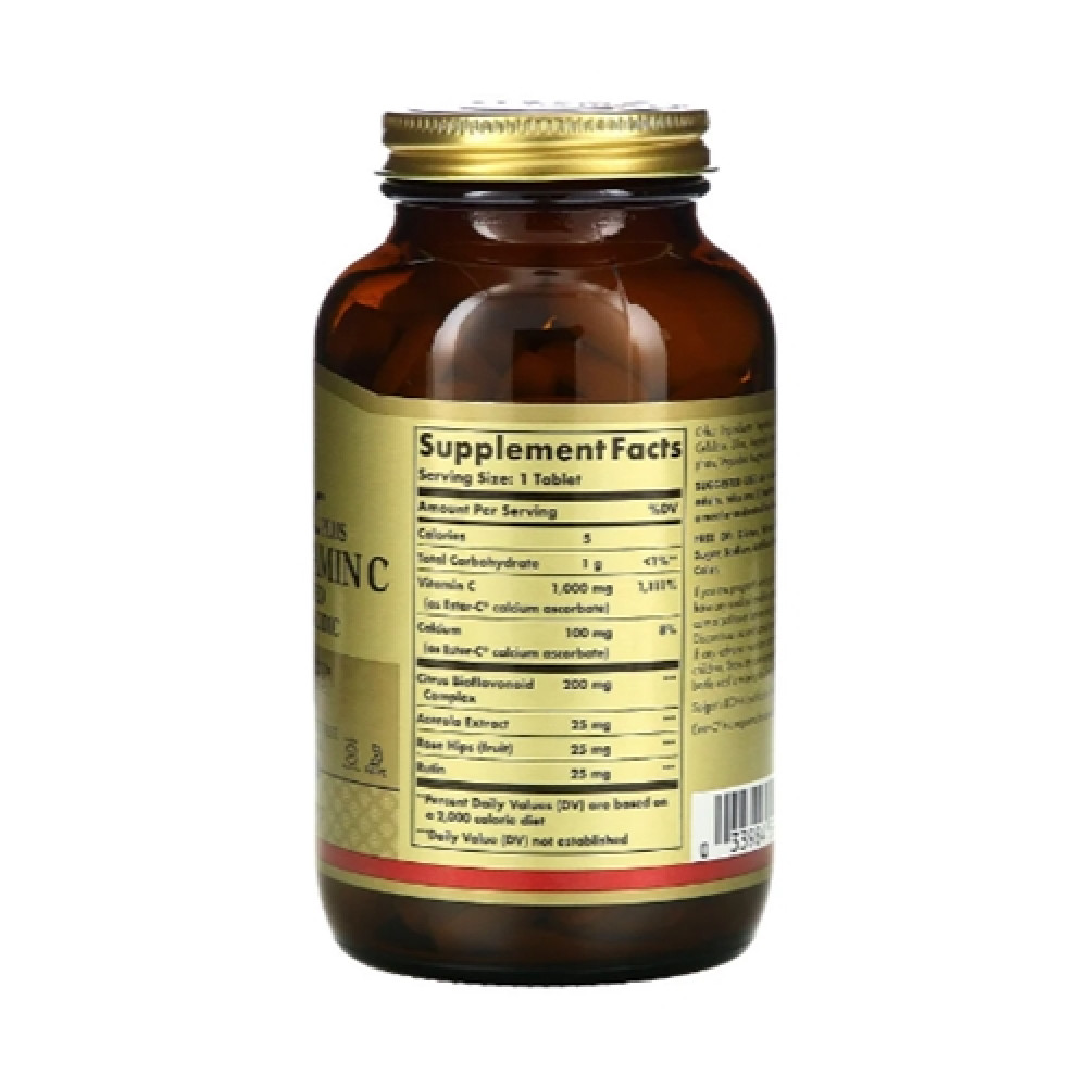Вітамін C Solgar Ester-C Plus Vitamin C 1000 mg 50 Caps