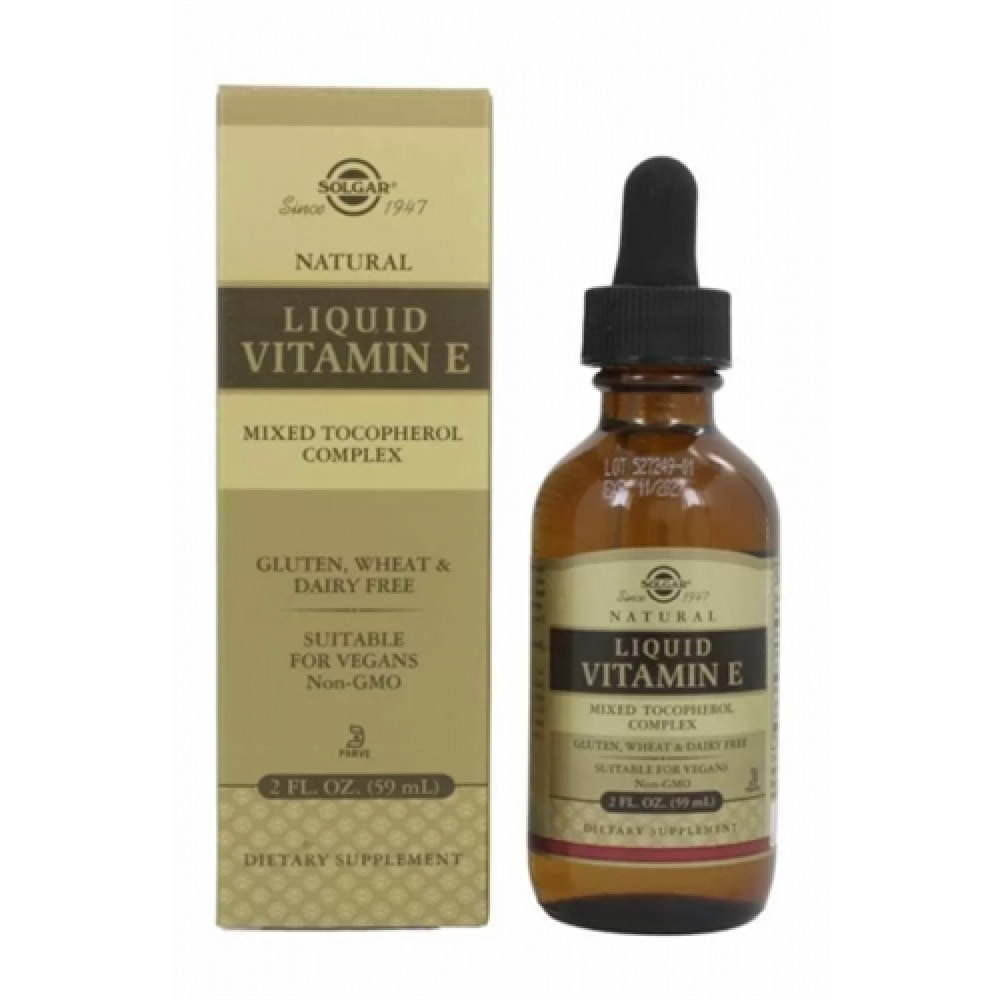 Вітамін E Solgar Liquid Vitamin E 59 ml
