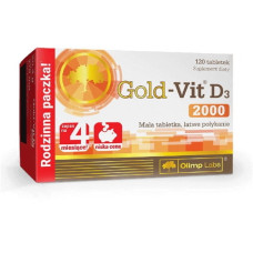 Вітамін D для спорту Olimp Nutrition Gold-Vit D3 2000 Fast 120 Tabs