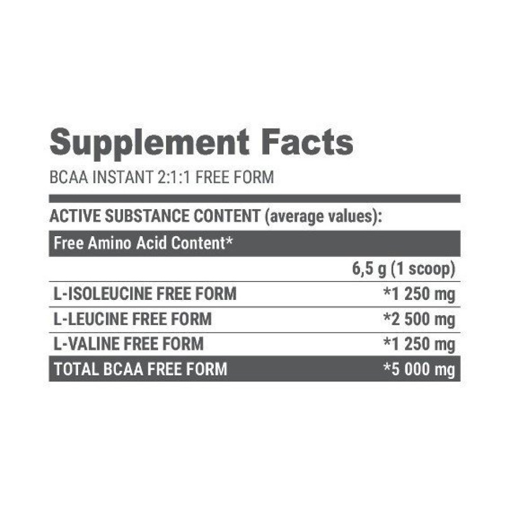Амінокислота BCAA для спорту Extrifit BCAA Instant 2:1:1 300 g /46 servings/ Orange
