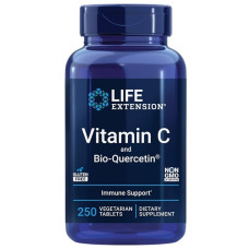 Вітамін C Life Extension Vitamin C and Bio-Quercetin 1000 mg/15 mg 250 Veg Tabs
