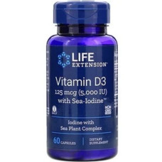 Вітамін D Life Extension Vitamin D3 5000 60 Caps